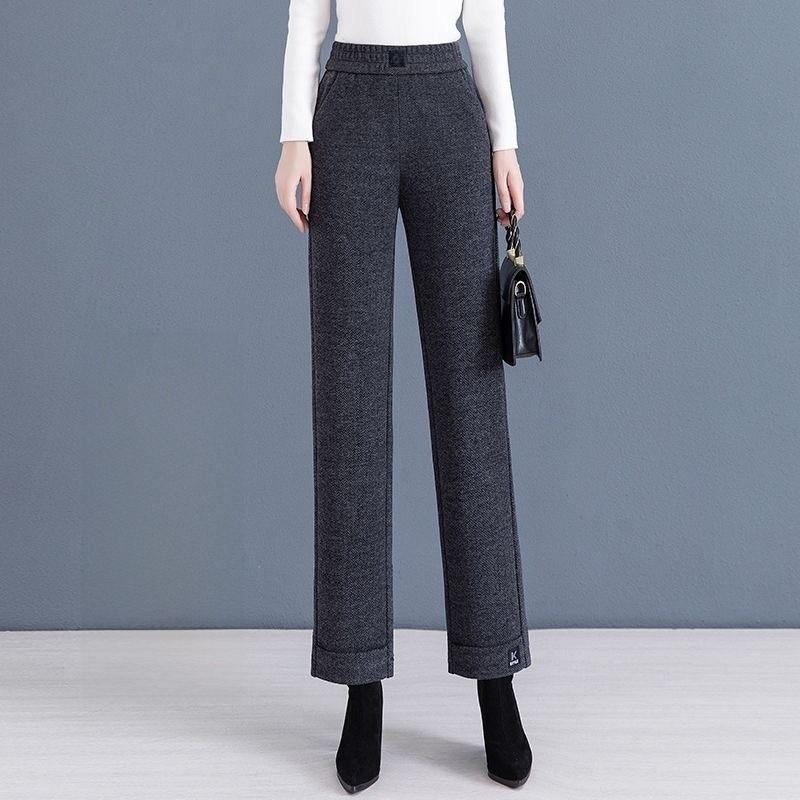 Womens Winter Trousers With Fleece Lining For Casual Warmth And Commuting Comfort