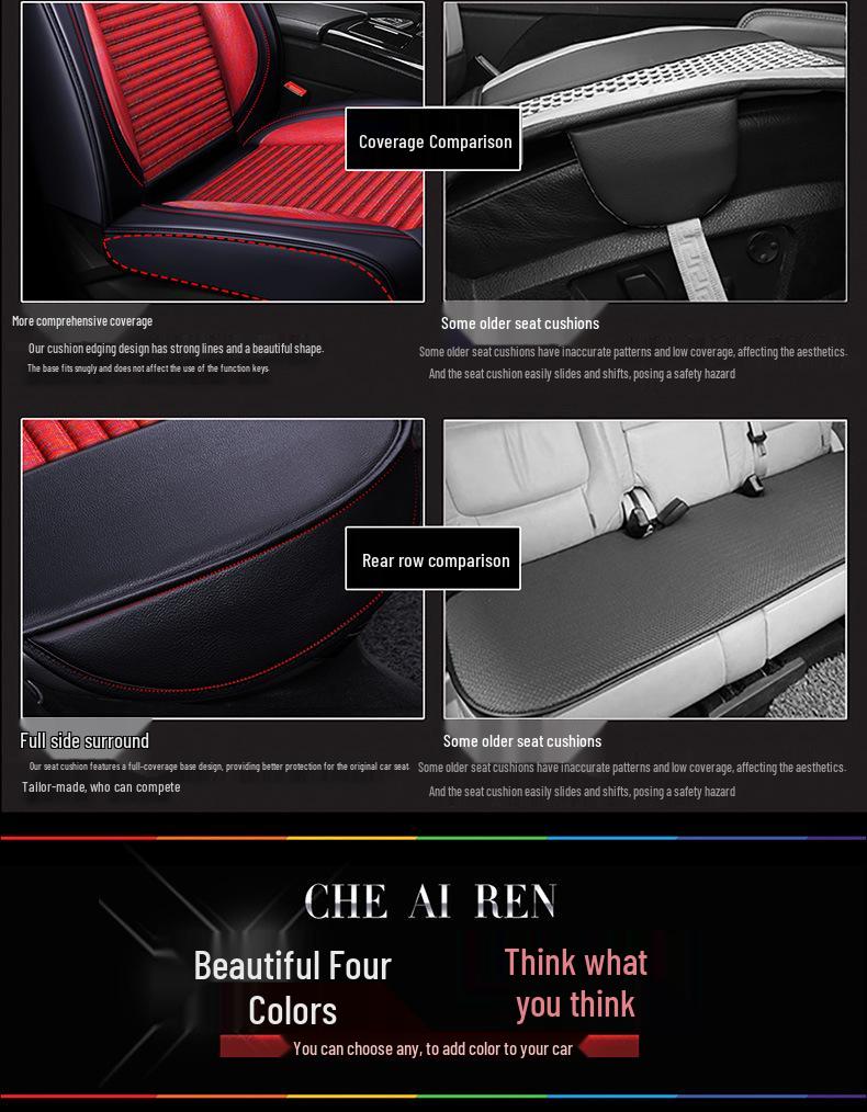 Changan Car Seat Cushion and Cover for UNI-K, Lingxuan, and Zhixiang Models - New Four Seasons Design.