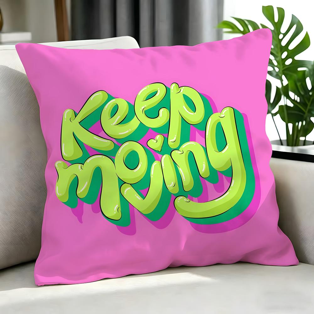 Text MMotivational Quote Cushion Cover Cushion Cover Set Pcs X X X Pillowcase Decorative Sofa Home Decor