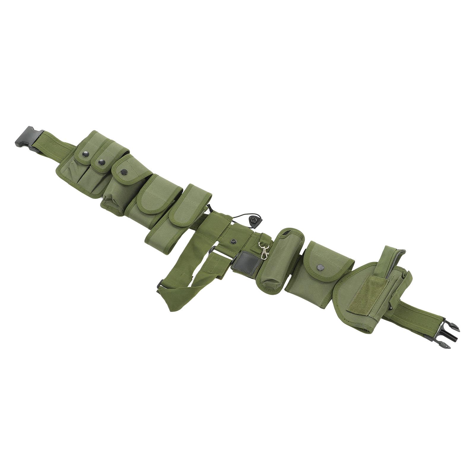 

Detachable Adjustable Hunting Camping Belt with Pouch for Outdoor Activities OD Green