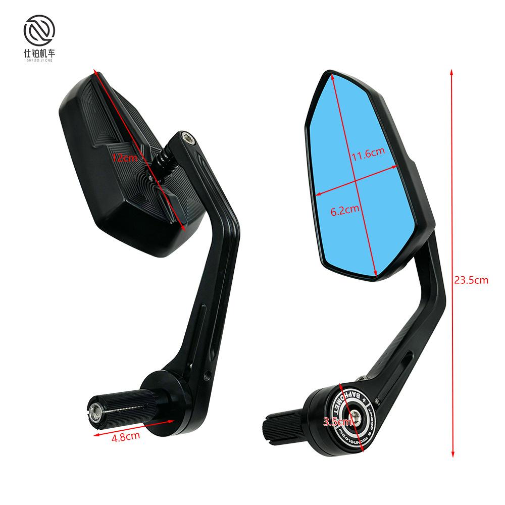 Motorcycle Modification Baphomet Shuriken Universal Handlebar Rearview Mirror22mm Yamaha Rearview Mirror for Niu Nine