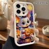 Phone Case: 2D Flat Design Suitable for iPhone 18 17 16 15 14 13 Pro Stepped Protective Case, Wizard Little Cat, Christmas and Halloween Gift