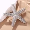 2026 Nuovi Arrivi Spilla Creativa a Forma di Stella Marina per Uomo Donna Semplice Colore Oro Spilla a Stella Spilla Accessori Abbigliamento