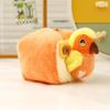 Kawaii Lifelike Bird Plush Toy Soft Parrot Nest Stuffed Plushies Keychain Simulation Animals Pendant Gift for Birthday Xmas