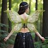 Butterfly Wing Costume for Girl Cosplay Party Halloween Christmas Birthday Halloween Cosplay Fairies Wing Costume