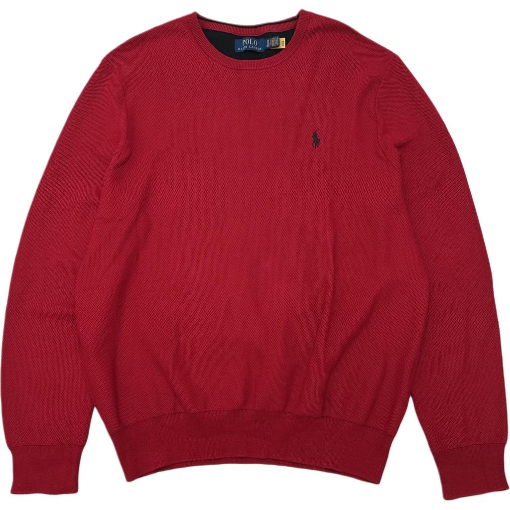 Polo Ralph Lauren FW26 Pony Embroidered Crew Neck Long Sleeve Knit Sweater Standard Fit Men sweater 710929259-002