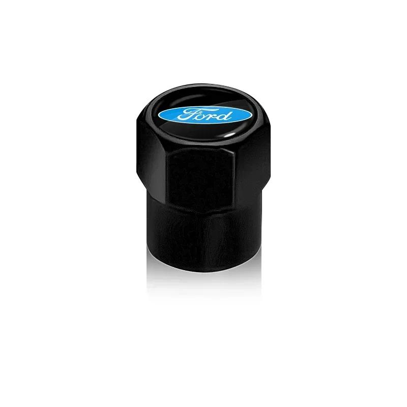 New 2026 Car Sticker 4Pcs Auto Wheel Tire Valve Air Stem Cap Duust Covers Car accessories For Ford Mustang 2015 2017 2018 2005 2