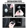 LQLT3 2/4pc Car Door Mute Damping Cushion Silicone Door Lock Buckle Door Protective Cover For Skoda Rapid Fabia 1 2 Karop Kamiq Superb