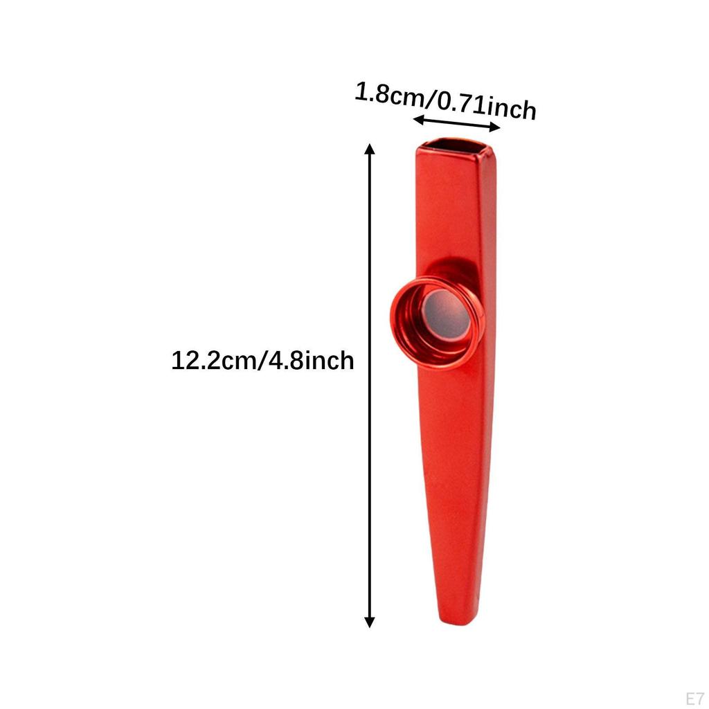 Kazoo Flute Gift Bag Fillers Party Decorations Easy To Play with 3 Replacement Membranes Musical Toy