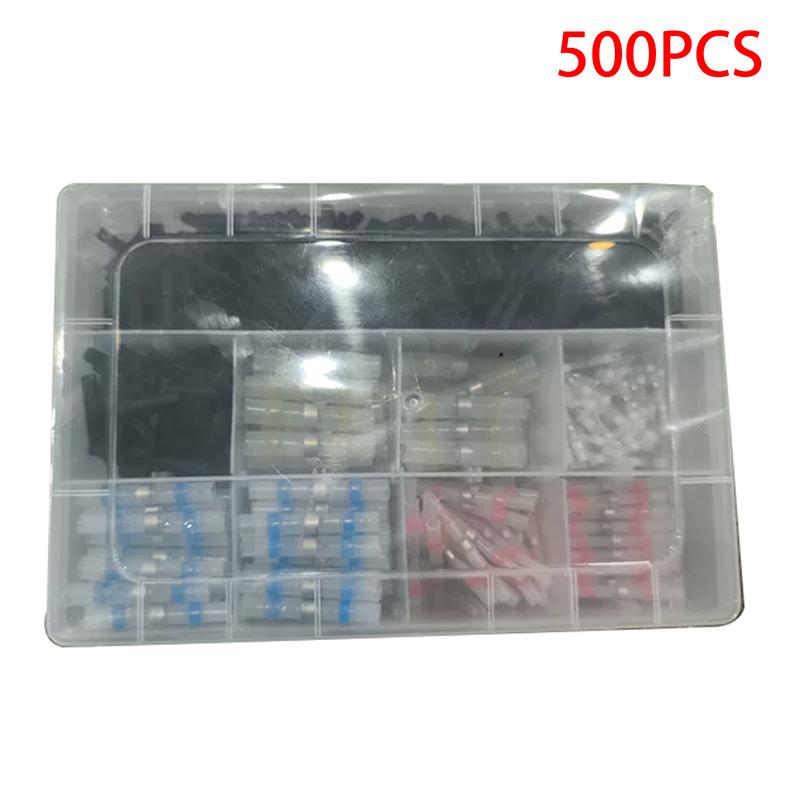 800Pcs Solder Seal Wire Connectors Kit, Heat Shrink Butt Connector Electrical Terminal for Wire Repair