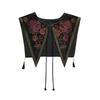 Versatile Ethnic Women's Short Cloak - Retro Embroidered Yunjian Style