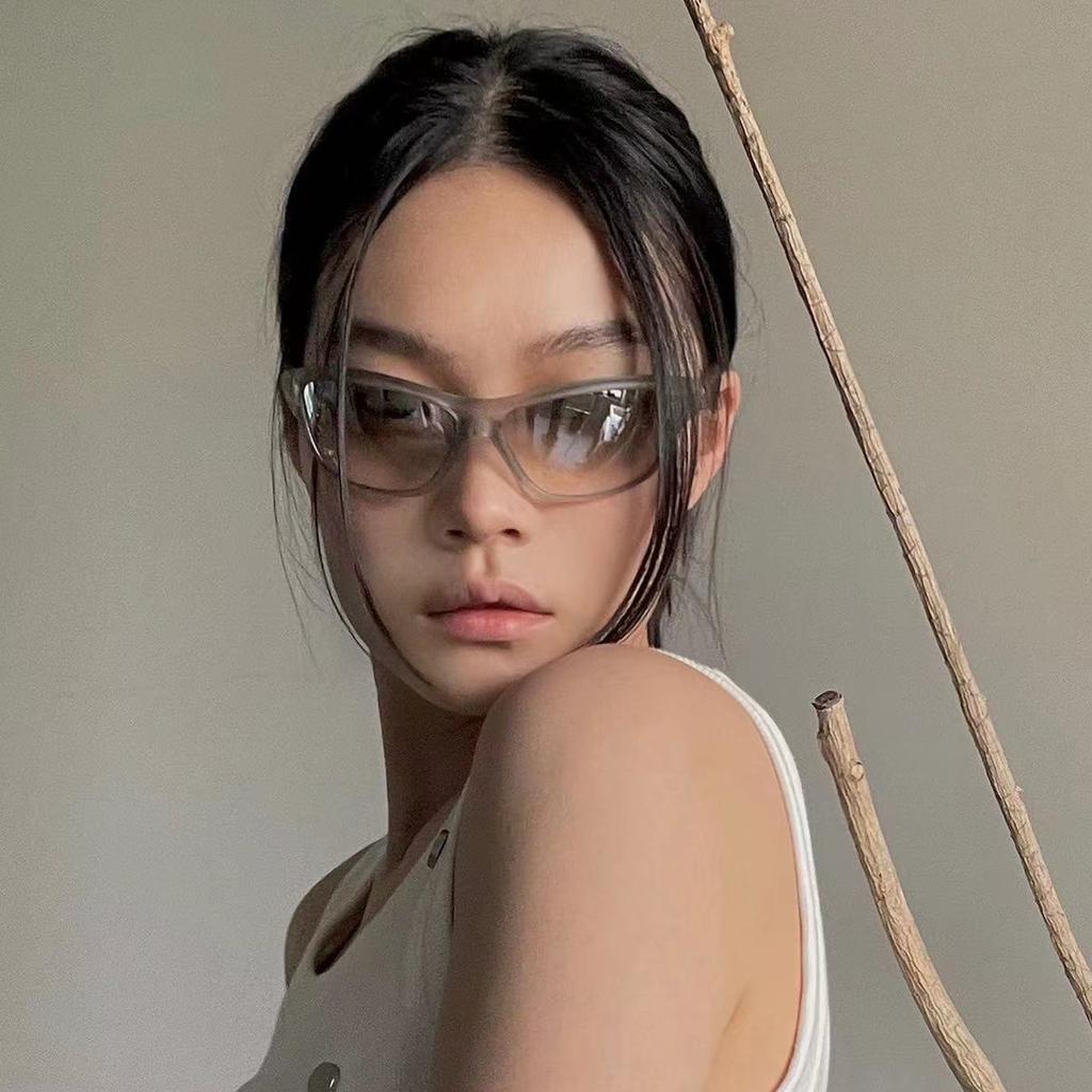 Y2k Futuristic Sunglasses Adult Unisex Carnivals Nightclub Taking Photo Glasses Subculture Sunglasses Sunproof Supplies