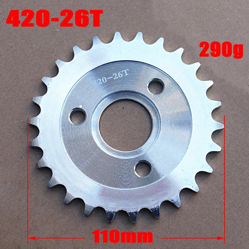 Motorcycle 420-24T 25T 26T 27T 28T 30T 35T Rear Chain Disk Drive System For Honda Z50 Z50A Z50J Z50R Mini Motorcycle