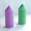 Simple Geometric Striped Candle Resin Molds Handmade Cylindrical Aromatherapy Candle Silicone Moulds DIY Fondant Craft