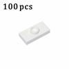 100PCS 15573 3794 1x2 with 1 Stud Plate Board Parts Building Block Assemble Particles Compatible with Changeover Creative Bricks