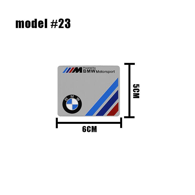 Zinc Alloy Styling Car Body Trunk Emblem Sticker Accessories For BMW E46 E90 E60 F30 F10 E39 E36 E87 F20 E90 E70 M3 M5 M6 G20 Z3 AQ3