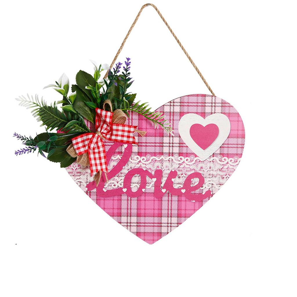 Door Hanging Sign Happy Valentine Day Pendant Wall Door Pendant Home Party Ornaments For Walls  Doors Decorations
