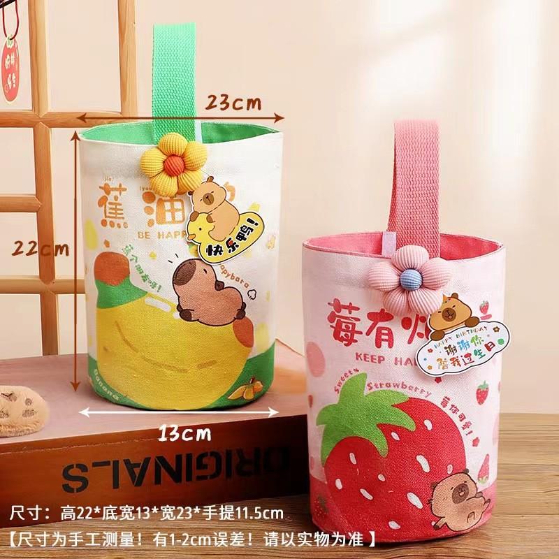 Kids Birthday Party Gift Bag Canvas Water Bucket Bag With Magnetic Closure For Children Classroom Celebration