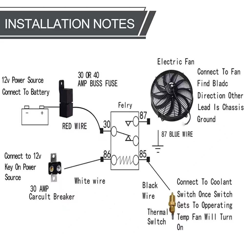 Universal 12V 80W/120W 7/10/12/14 Inches Car Air Conditioning Electronic Radiator Cooling Fan Blade Electric Cool Kit