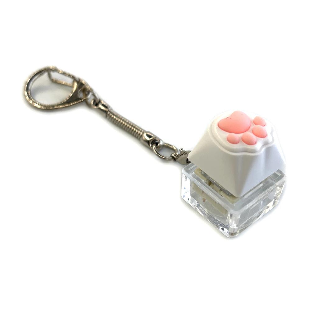 Decompression Keychain Mechanical Keyboard Button Keyring Fingertip Key Cap Pendant Antistress Toy