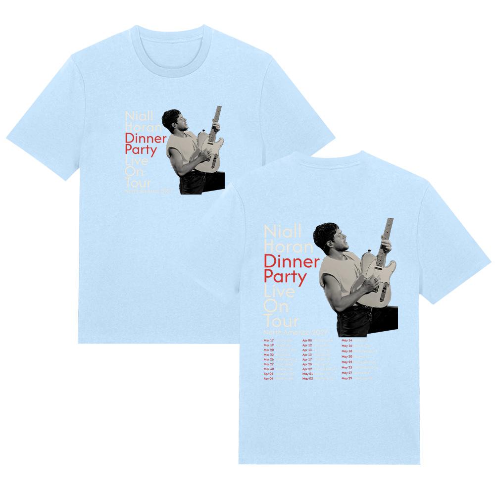 Niall Horan Dinner Party Live Tour Nordamerika 2027 T-Shirt Y2k Weiches T-Shirt Baumwolle Herrenkleidung T-Shirt Unisex Oberteile