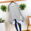 T-shirt Woman Aesthetic Kpop Clothes Elegant Long Streetwear Pullover Clothing Top Loose Graphic T Shirts for Women