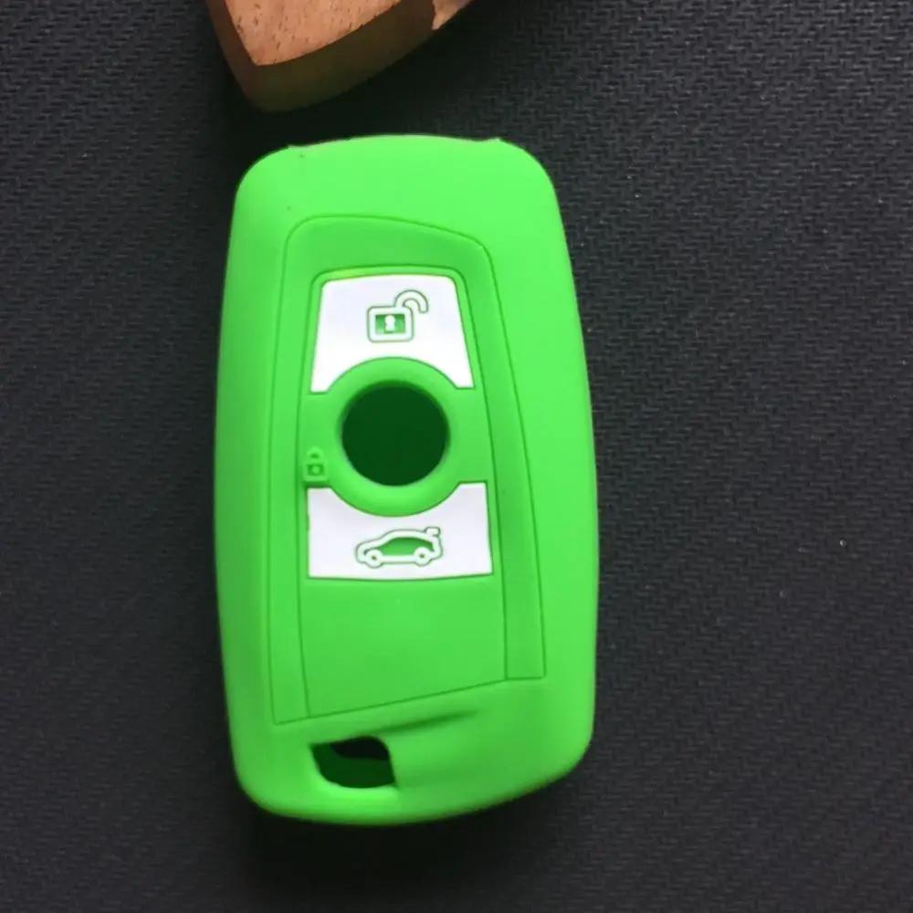 Silicone Car Key Fob Cover Case Holder Keychain Accessories For Bmw F10 F20 F30 Z4 X1 X3 X4 M1 M2 M3 E90 1 2 3 5 7 Series Remote