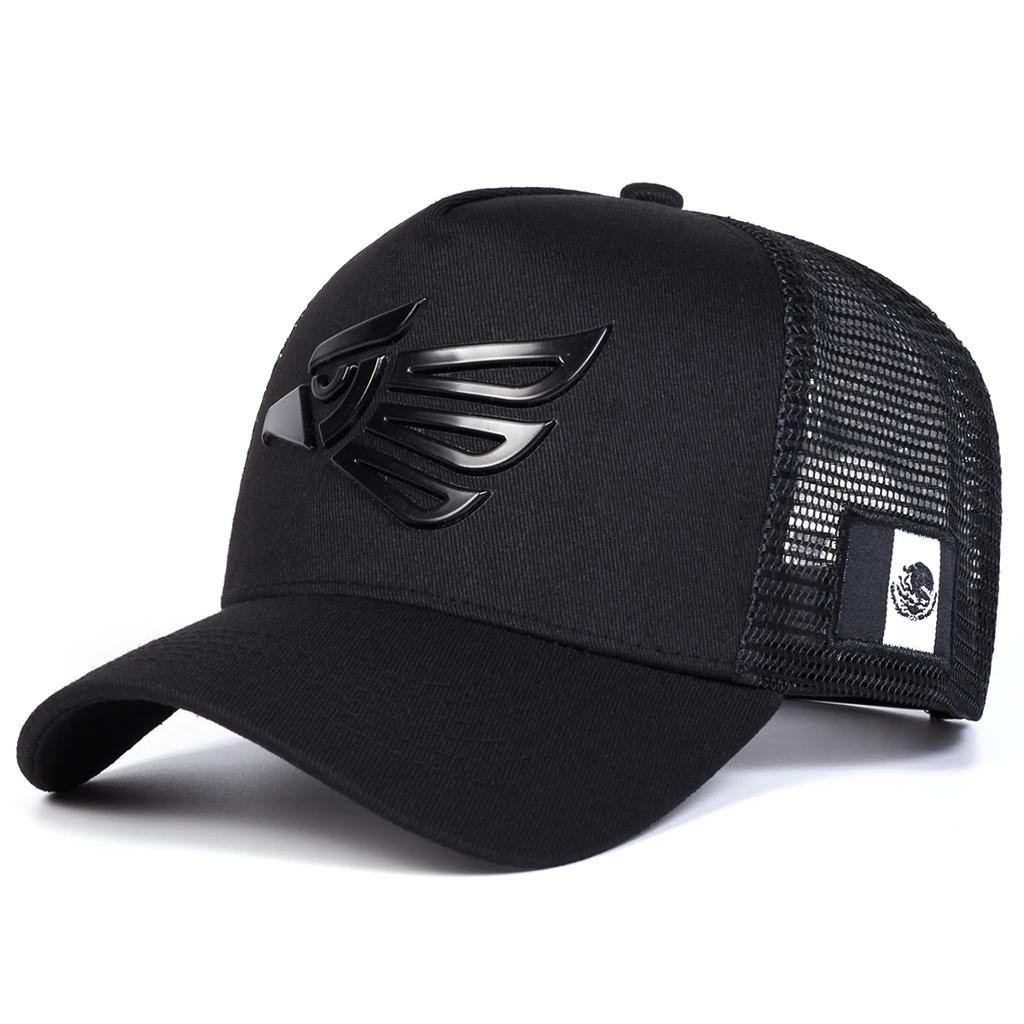 Unisex Mexican Eagle Label Baseball Net Caps Adjustable Casual Hats Spring And Summer Outdoor Sunscreen Hat