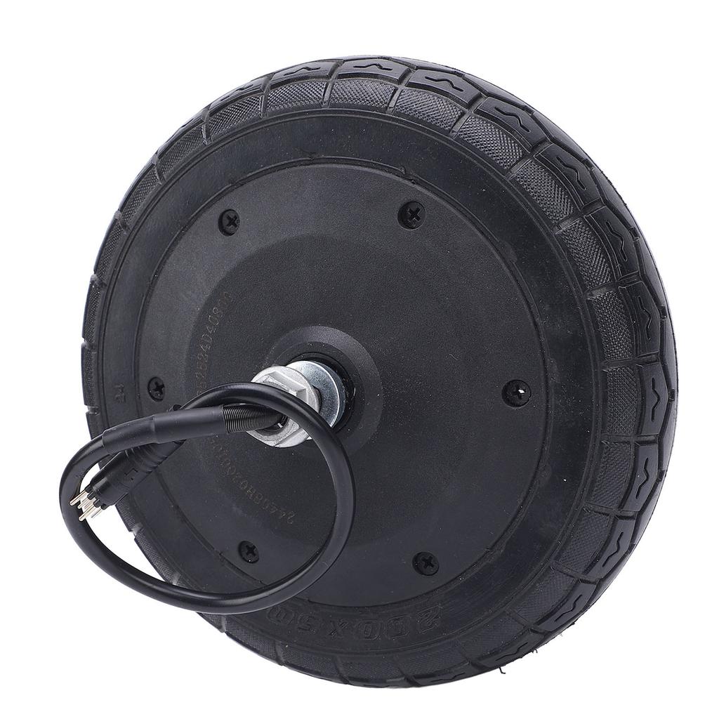 8 Inch Electric Scooter Hub Motor DC Brushless Rubber Aluminum IP55 Water Resistant Scooter Hub Motor Wheel for