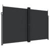 Retractable Side Awning Black 200 X 600 Cm