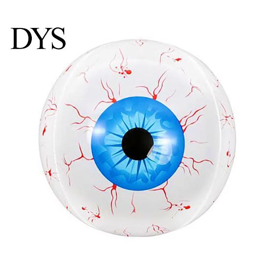 Indoor Outdoor Halloween Ornaments Simulated Eyeball Balloon, Horror Theme Party Decoration, Large Aluminum Spooky Haunted House Decor Foil