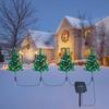 Solar Christmas Tree Lamp Solar-Powered Xmas Ground Lights Lawn Lamp Outdoor Yard Garden Decorative