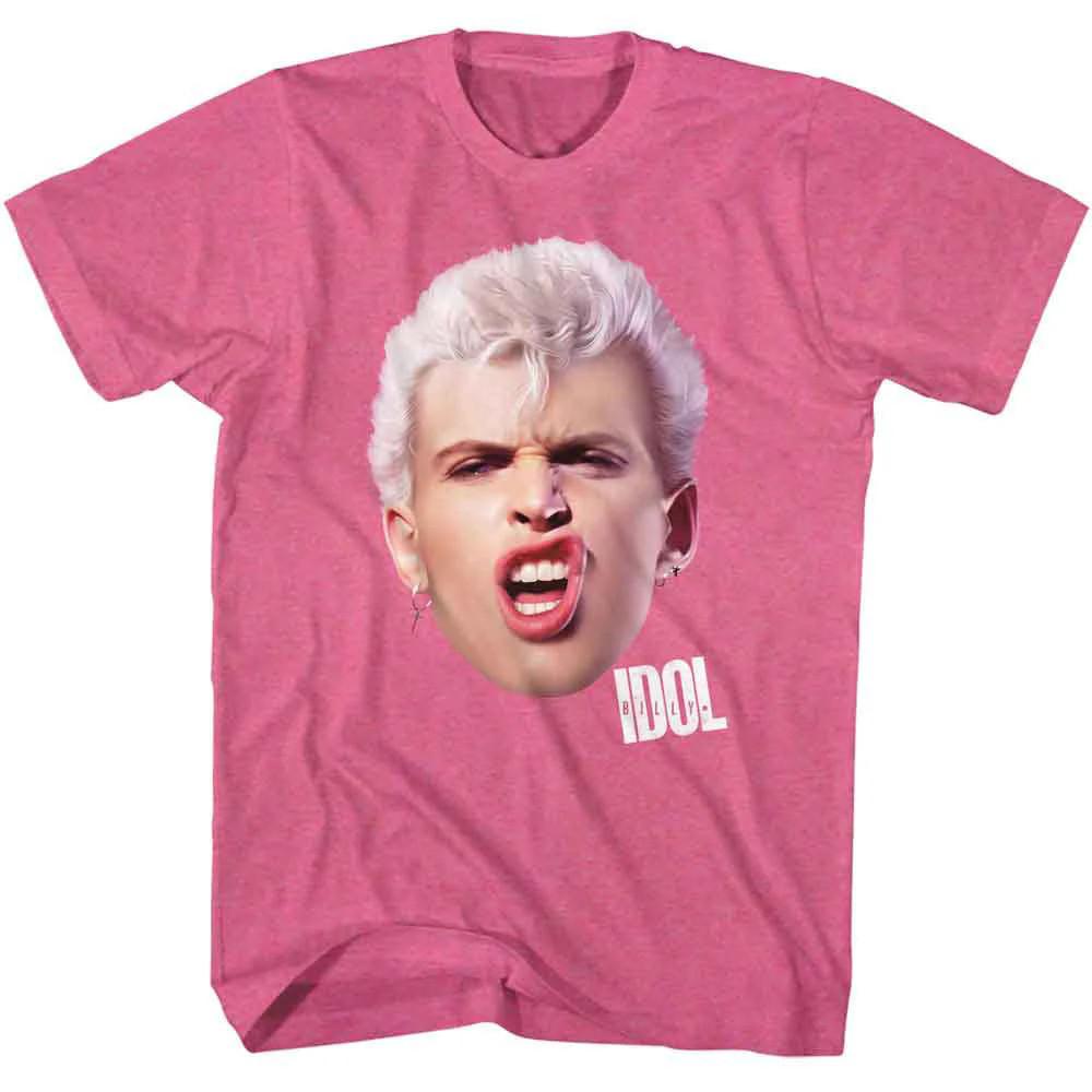 Inspired Billy Idol Big Ol Head Gift For Fans Pink FF137 Unisex T-Shirt