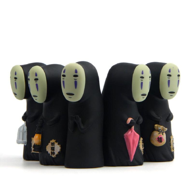 Anime Chihiro Spirited Away Cake Decoration No Face Faceless Man Action Figures With Premium Quality Resin