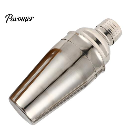 Home Bar Accessories Stainless Steel Cocktail Shaker Cup, Leak-Proof Martini Mirror Polished Three Piece Bartender Tool Easy Cleaning Mixer