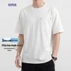 Luomeng Herren Rundhals-T-Shirt aus langstapeliger Baumwolle