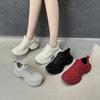 Gypsy Rhinestone Thick-soled Fried Street Dad Shoes for Women In the Spring of 2024 New Ins Trendy Foreign Casual Shoes