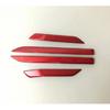 For Honda CRV CR-V 2017- Red Car Door Speaker Cover Trim 4pcs