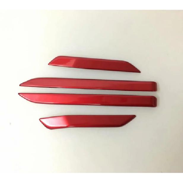 For Honda CRV CR-V 2017- Red Car Door Speaker Cover Trim 4pcs