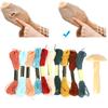 Holz Stopfzubehör Set Pilz Flickenfäden Werkzeug für DIY Nähen Zuhause Reisen Handarbeit