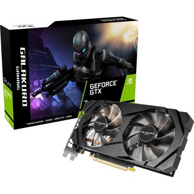 Kuroutoshikou NVIDIA GeForce GTX 1660 Grafikus Kártya, Kettős GALAKURO GAMING Kártya, 6GB, Ventillátor, Sorozat, GG-GTX1660-E6GB/DF