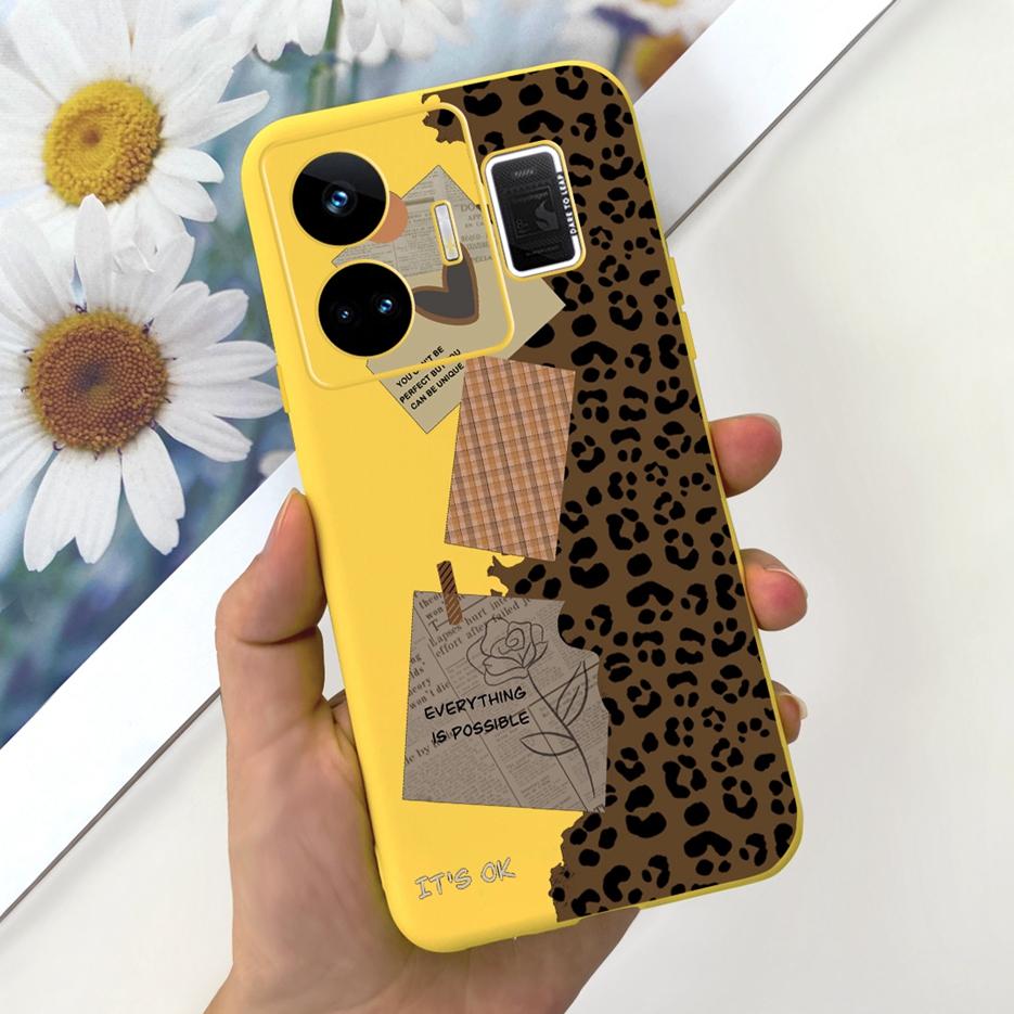 For Realme GT Neo 5 Case RMX3706 Stylish Art Painted Back Cover Soft TPU Phone Case For Realme GT Neo5 240W Fundas 6.74'' Bumper