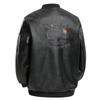 Men's Plus Size Retro Leather Baseball Jacket - Spring/Autumn 2025 Collection