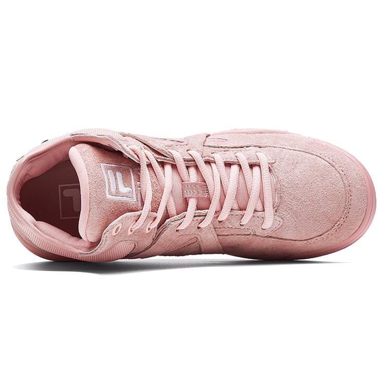 Fila Käfig Synthetikleder Mittelhoch Vintage Basketballschuhe Damen Kirschblütenrosa F52W931203FSP