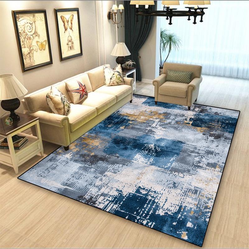 Nordic Splash Ink Abstract Living Room Carpet Decoration Home Sofa Non-slip Large Rugs Lounge Coffee Tables Chairs Mat Washable