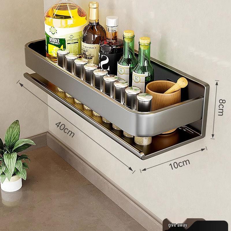 Zonder boren Wandmontage Keuken Opbergrek voor Kruiden