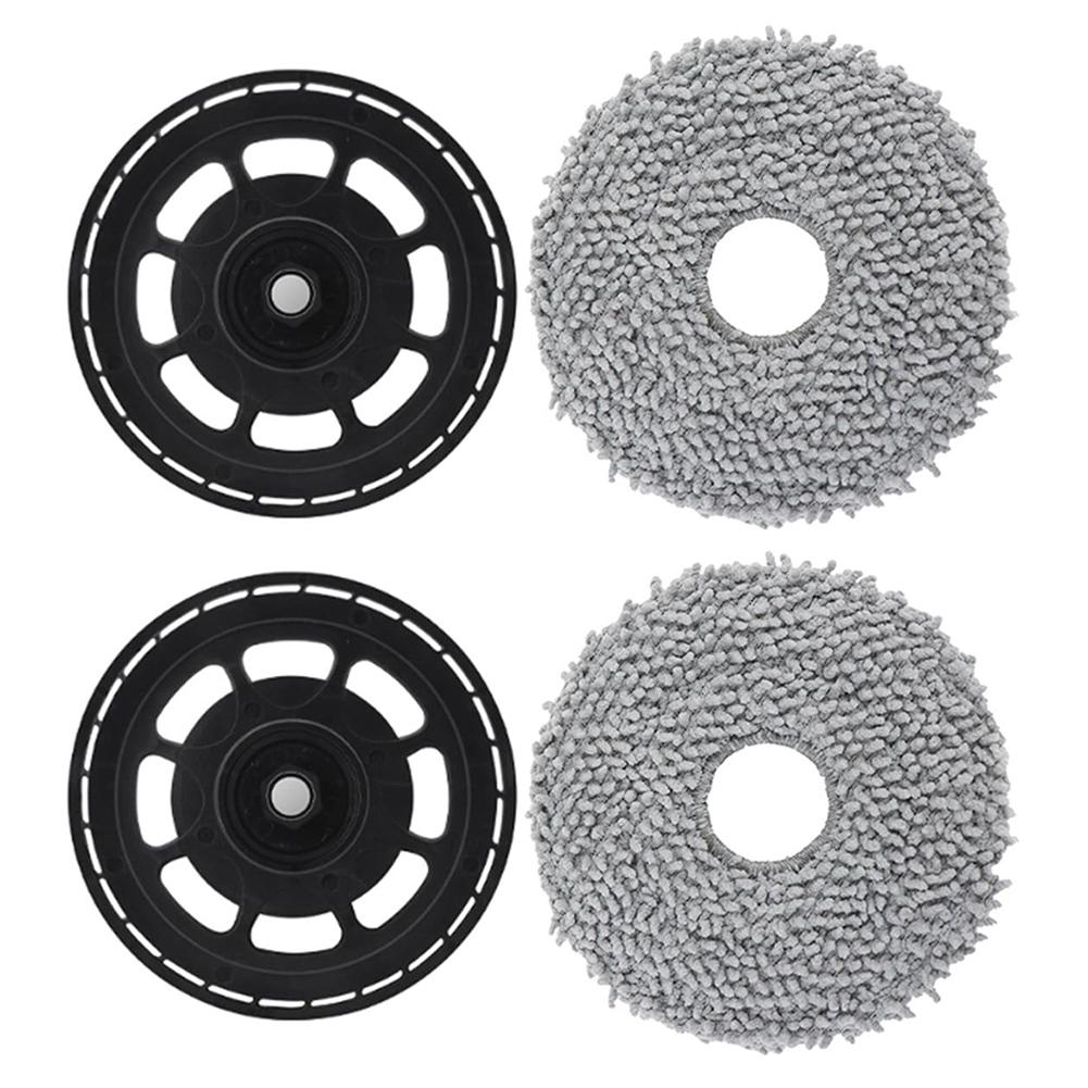 Mop Bracket And Microfiber Pads Kit For Roborock And For Saros 10R/Z70 Robot Vacuum Cleaner Replacement Accessories