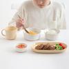 Tackaon Milky Children's Ceramic Tableware Set 5p Kids Toddler Children Elementary School Student Bowl