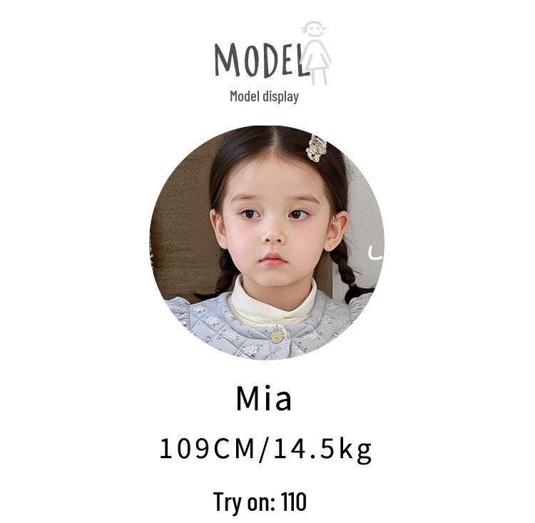 88330 Autumn/Winter Quilted Cotton Vest for Kids - New 2025 Warm Sleeveless Jacket for Boys & Girls