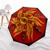 1pc Eyes Sun Automatic Open 8-Rib Windproof Umbrella, Travel & Commuting, Suitable for All Seasons, Lightweight Portable,008